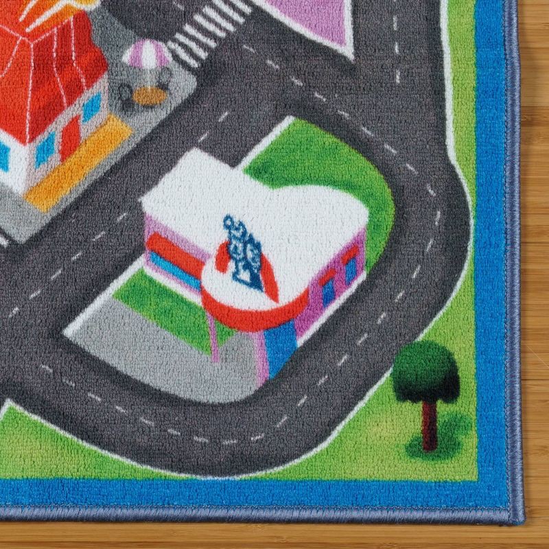 slide 3 of 4, 40" x 54" PAW Patrol Activity Road Rug, 1 ct