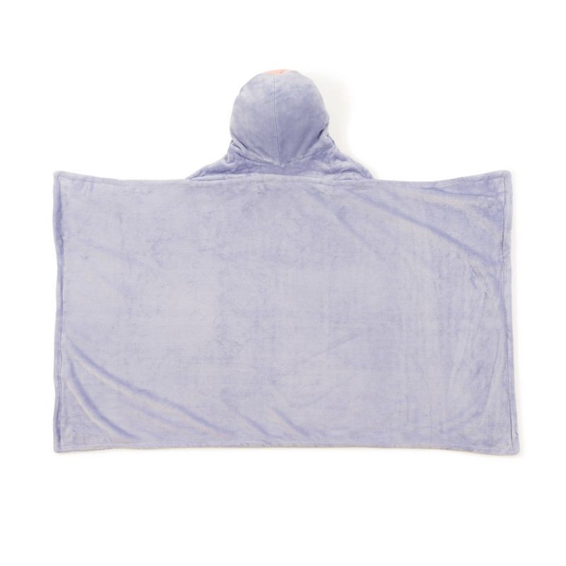 slide 5 of 5, Squishmallows Kids' Hooded Blanket Purple, 1 ct
