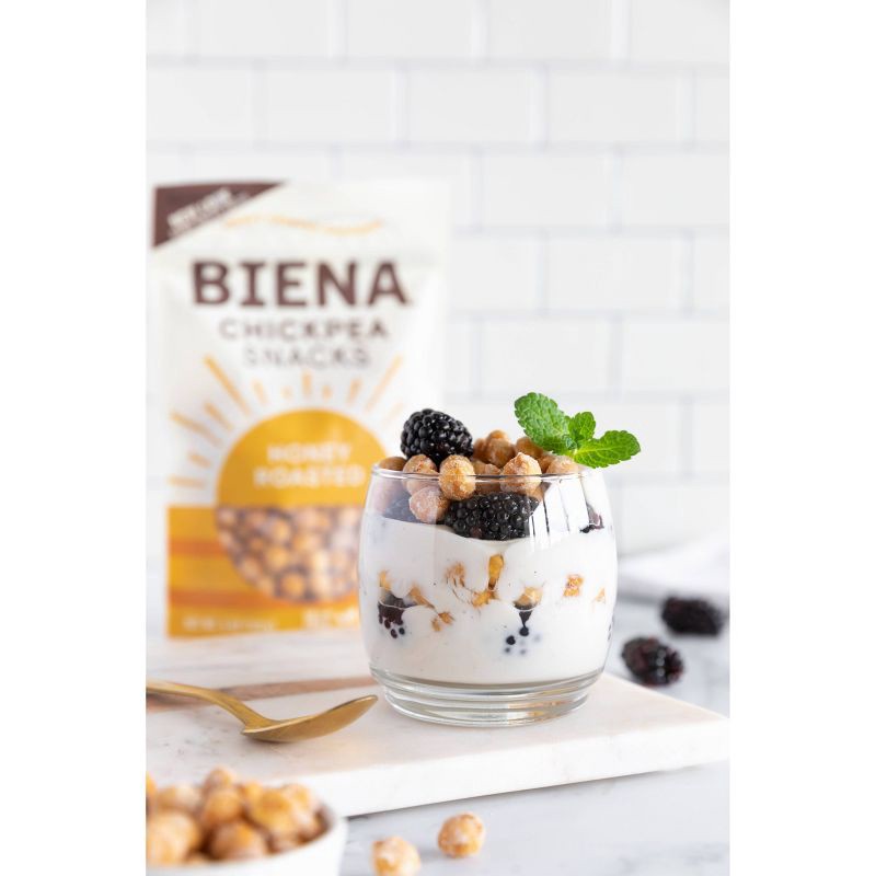 slide 3 of 3, Biena Chickpea Snacks Honey Roasted - 8oz, 8 oz