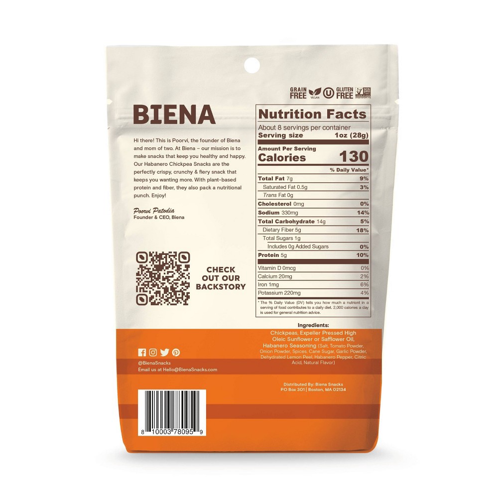 slide 2 of 3, Biena Habanero - 8oz, 8 oz