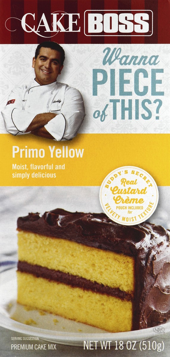 slide 4 of 4, Cake Boss Primo Yellow Cake Mix, 18 oz