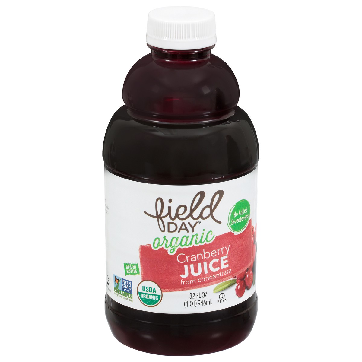 slide 11 of 13, Field Day Organic Cranberry Juice from Concentrate - 32 fl oz, 32 oz