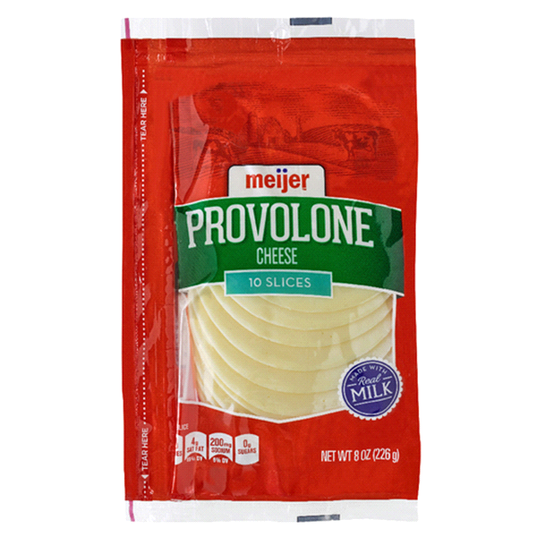 slide 1 of 1, Meijer Natural Sliced Provolone Cheese, 8 oz