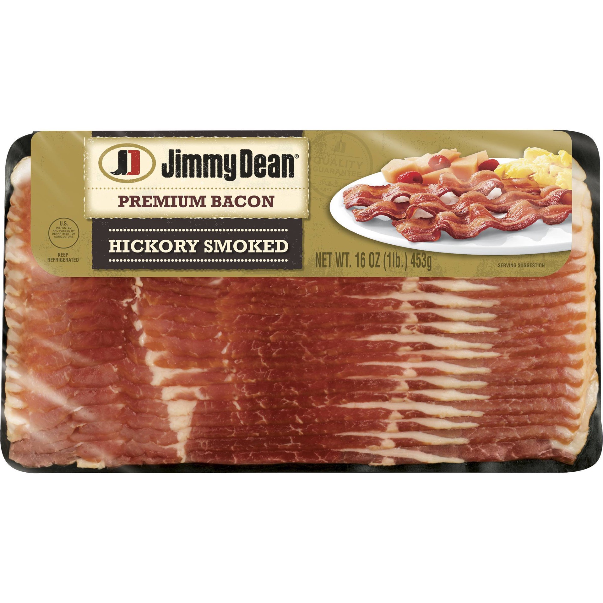 slide 1 of 4, Jimmy Dean Hickory Smoked Bacon, 16 oz