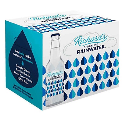 Richard's Sparkling Rainwater Glass Bottle