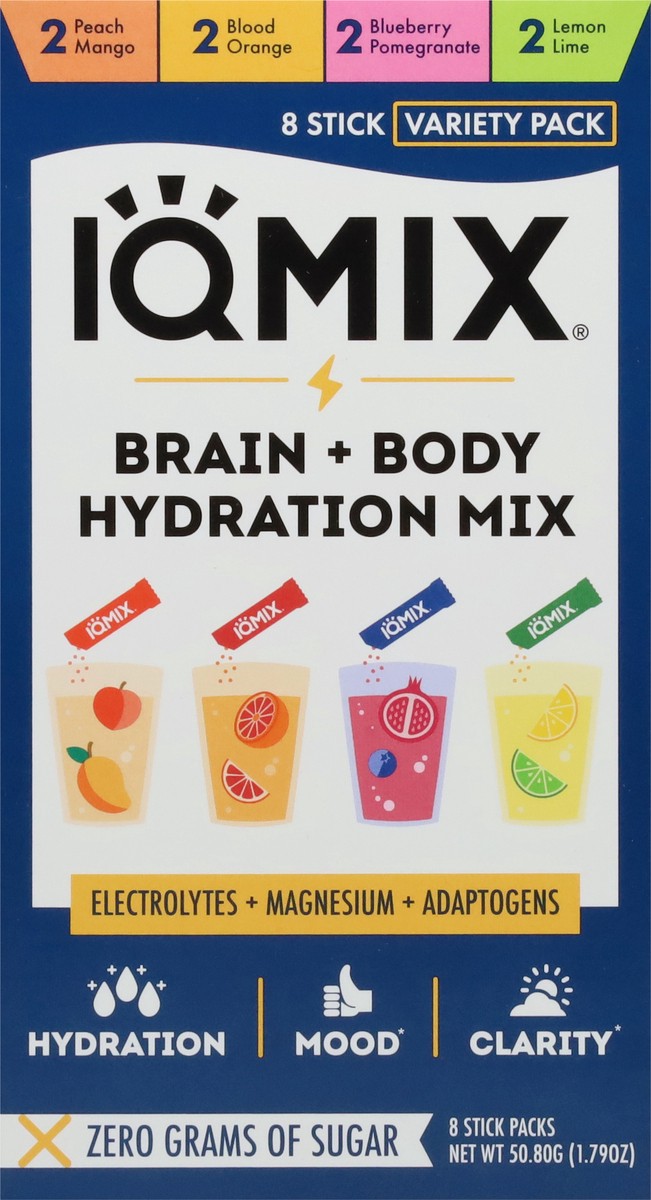 slide 14 of 14, Iq Bar Iq Mix Variety Pack, 1.79 oz