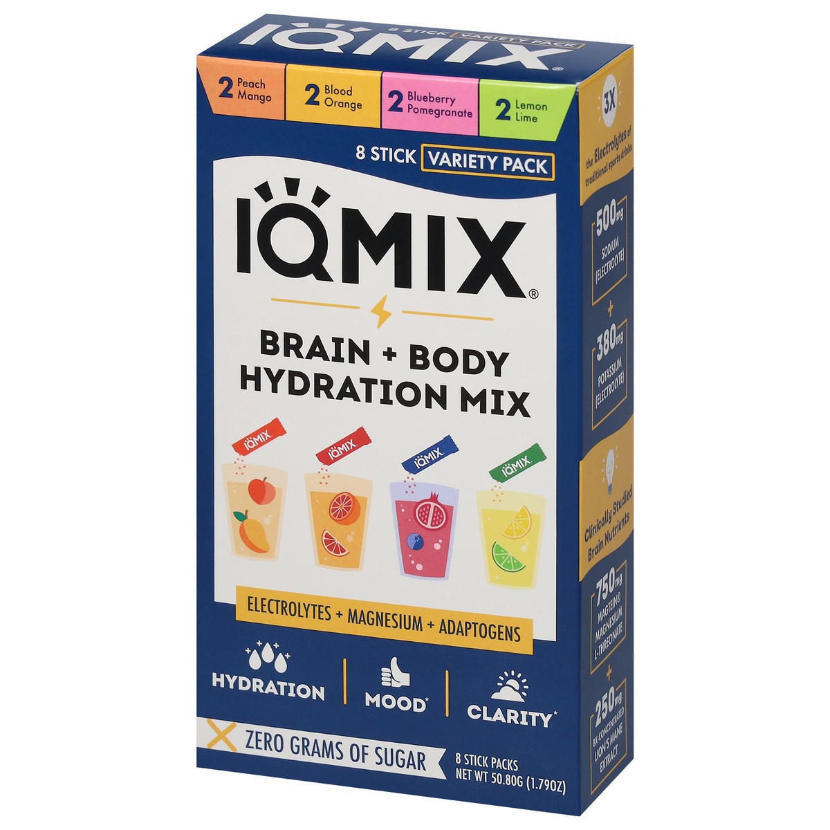 slide 9 of 14, Iq Bar Iq Mix Variety Pack, 1.79 oz