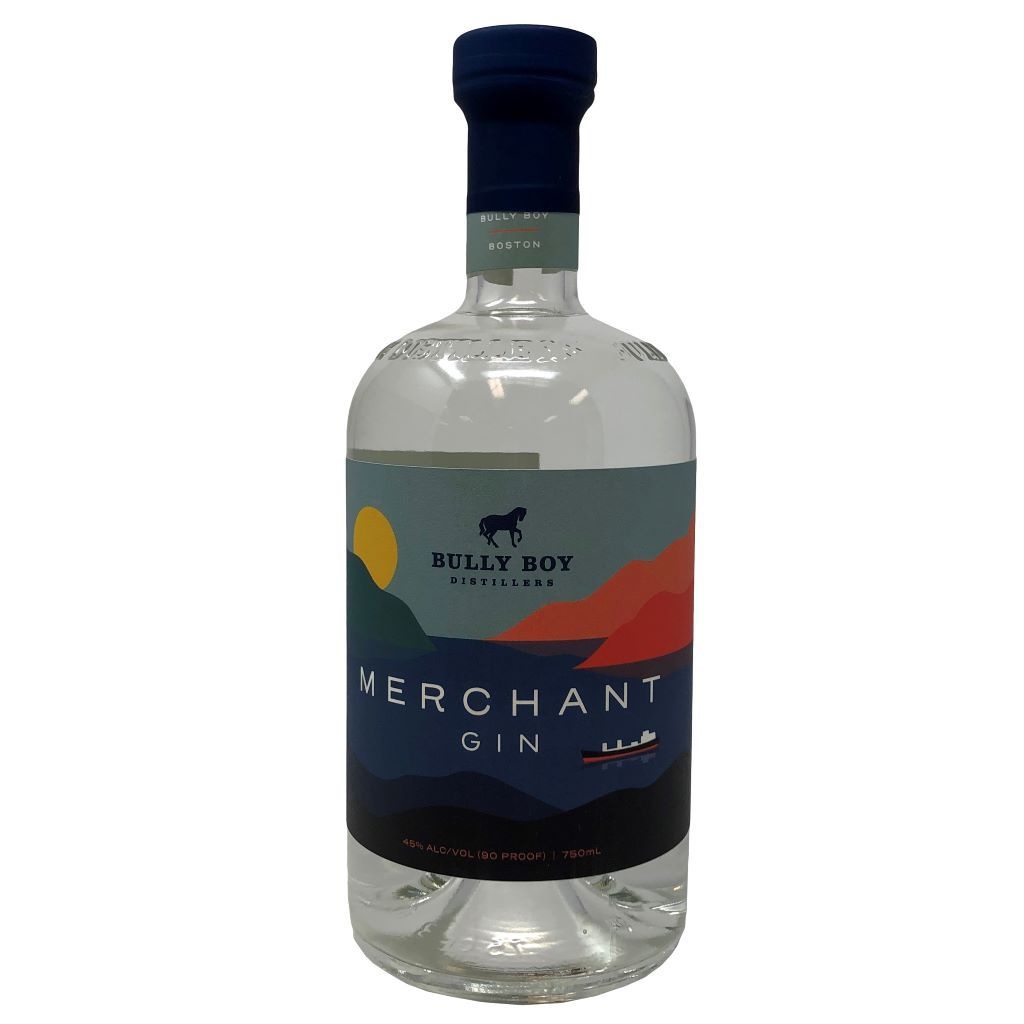 slide 1 of 1, Bully Boy Distillers Merchant Gin, 750 ml