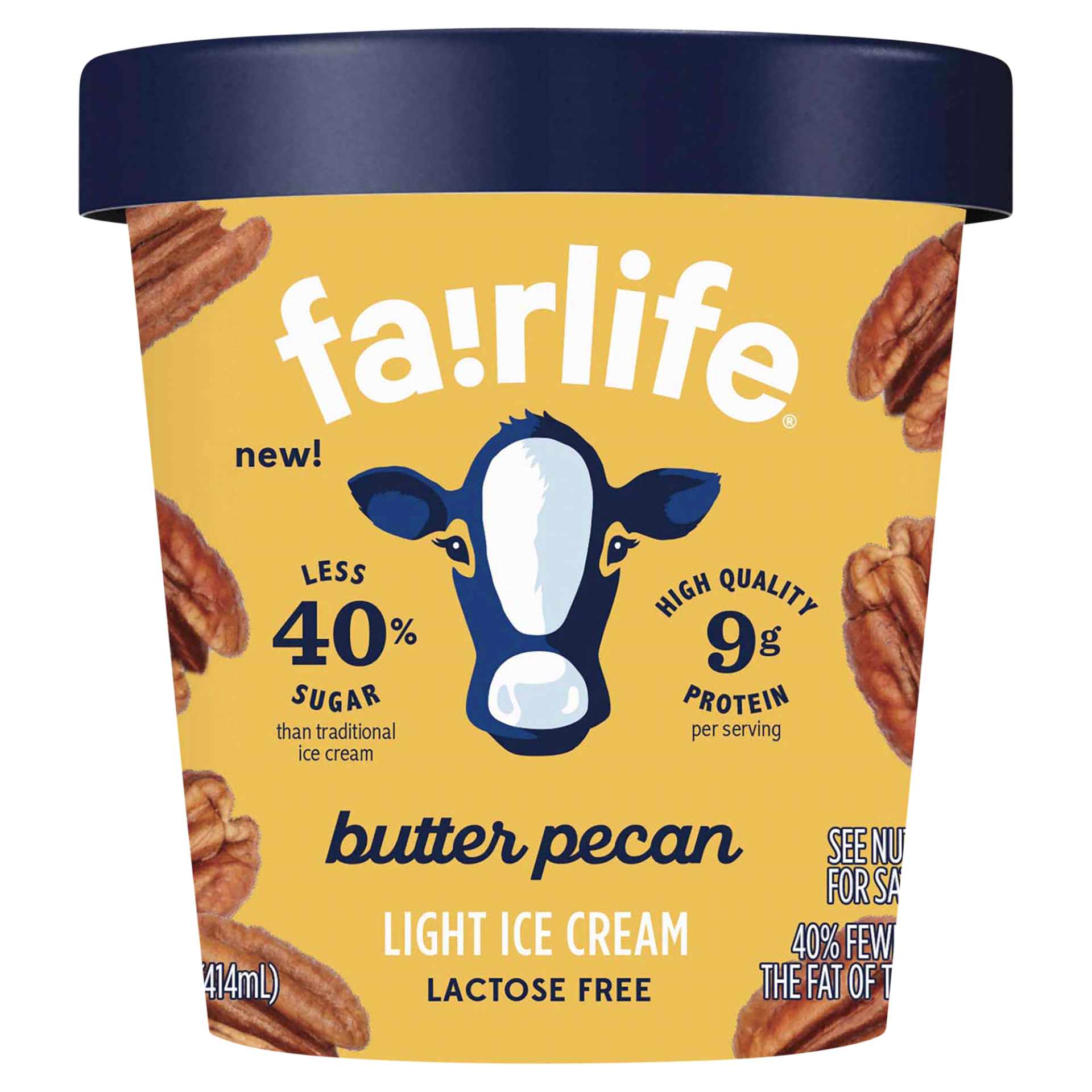 slide 1 of 1, fairlife Lactose Free Light Butter Pecan Ice Cream 14 oz, 14 oz