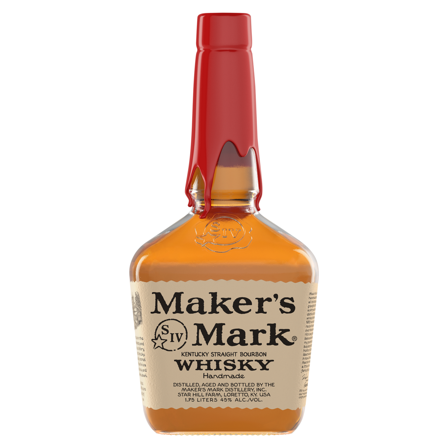 slide 3 of 4, Maker's Mark Kentucky Straight Bourbon Whisky 1.75 L, 1.75 liter