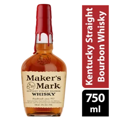 Maker's Mark Kentucky Straight Bourbon Whisky 750 ml
