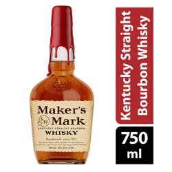 Maker's Mark Kentucky Straight Bourbon Whisky 750 ml