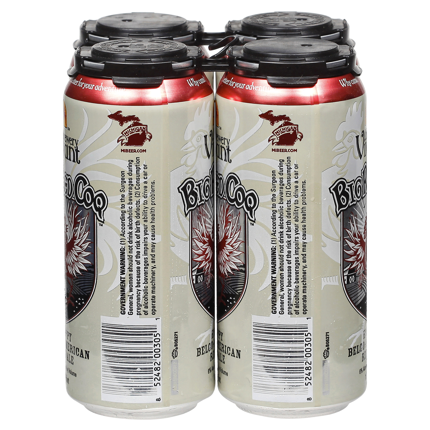 slide 4 of 4, Brewery Vivant Big Red Coq Ale, 4 ct; 16 fl oz