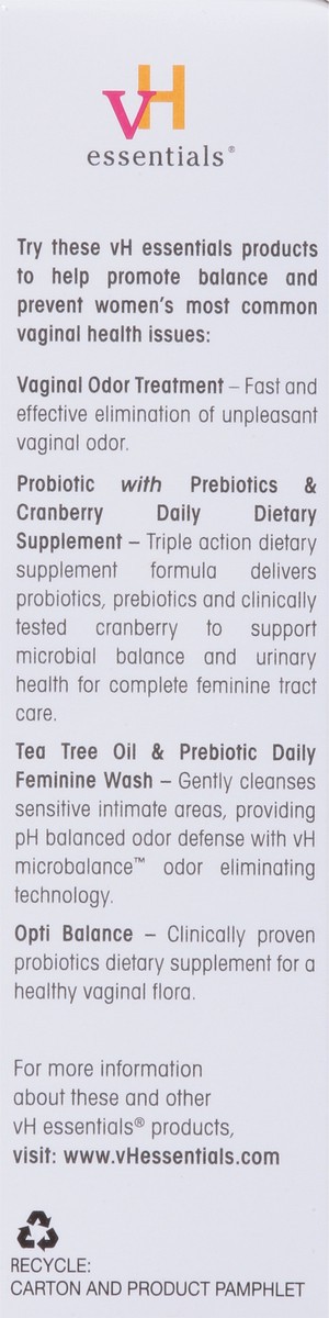 slide 8 of 10, VH Essentials Vaginal Suppositories 24 ea, 24 ct