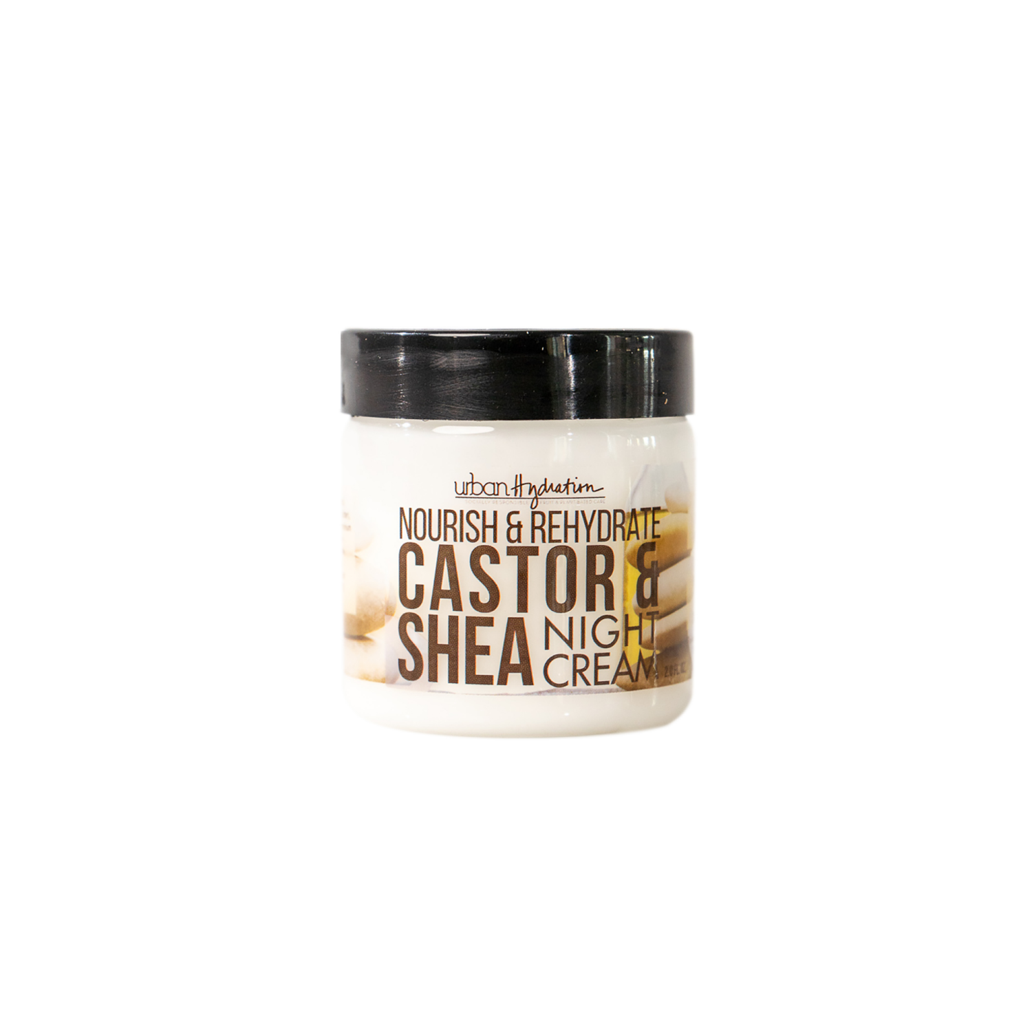 slide 1 of 1, URBAN HYDRATION Nourish & Rehydrate Castor & Shea Night Cream, 1 ct