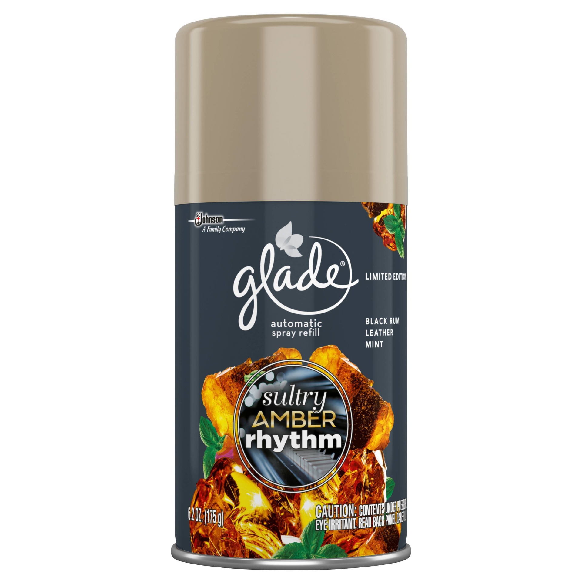 slide 1 of 1, Glade Sultry Amber Rhythm Automatic Spray Refill, 6.2 oz