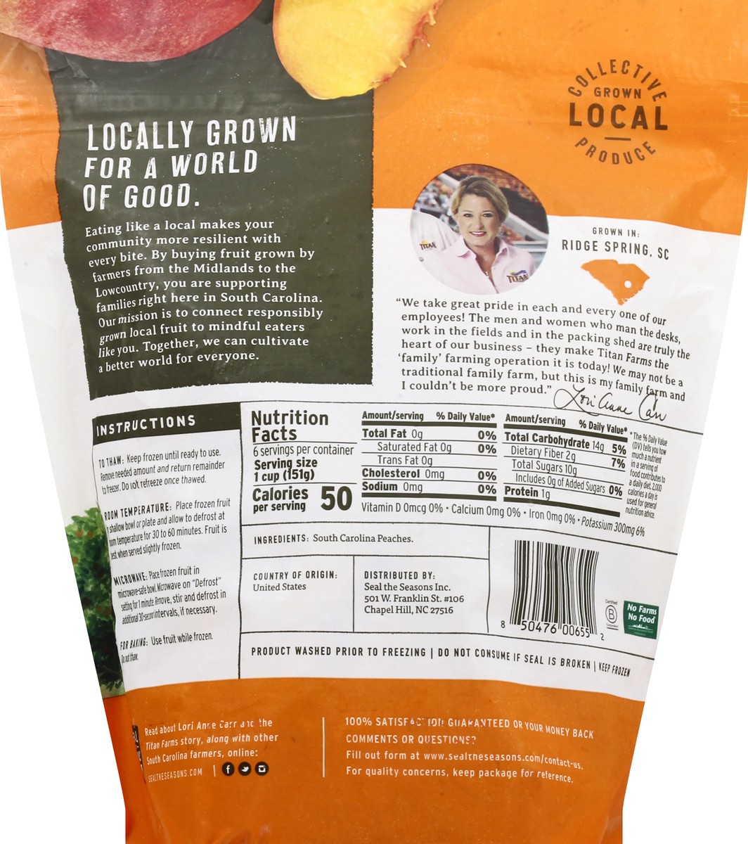 slide 9 of 13, Seal the Seasons South Carolina Sliced Peaches 32 oz, 32 oz