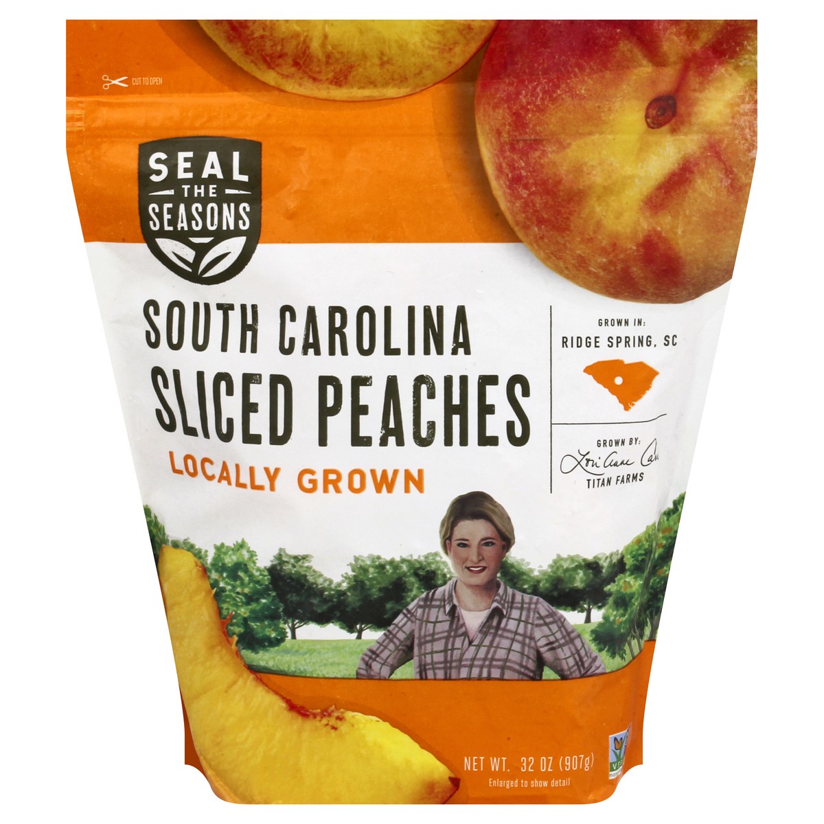slide 8 of 13, Seal the Seasons South Carolina Sliced Peaches 32 oz, 32 oz