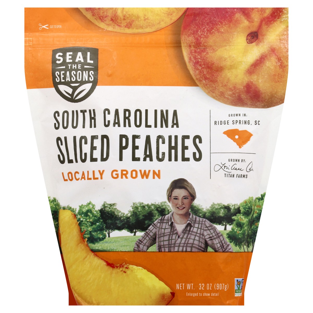 slide 11 of 13, Seal the Seasons South Carolina Sliced Peaches 32 oz, 32 oz