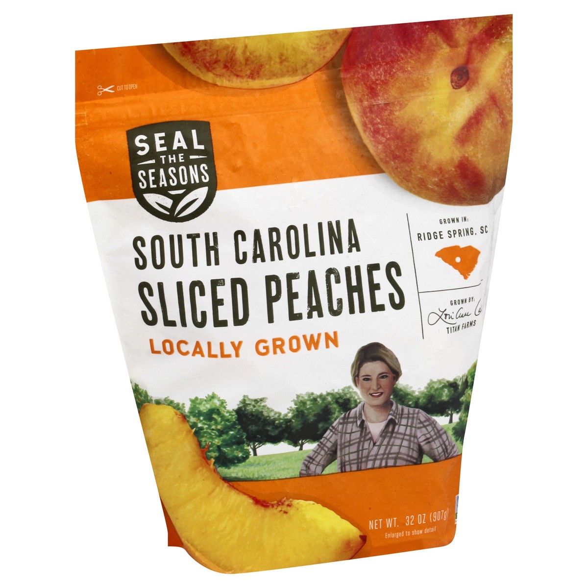 slide 6 of 13, Seal the Seasons South Carolina Sliced Peaches 32 oz, 32 oz