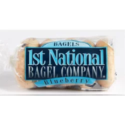 1st National Bagel Company Blueberry Bagels