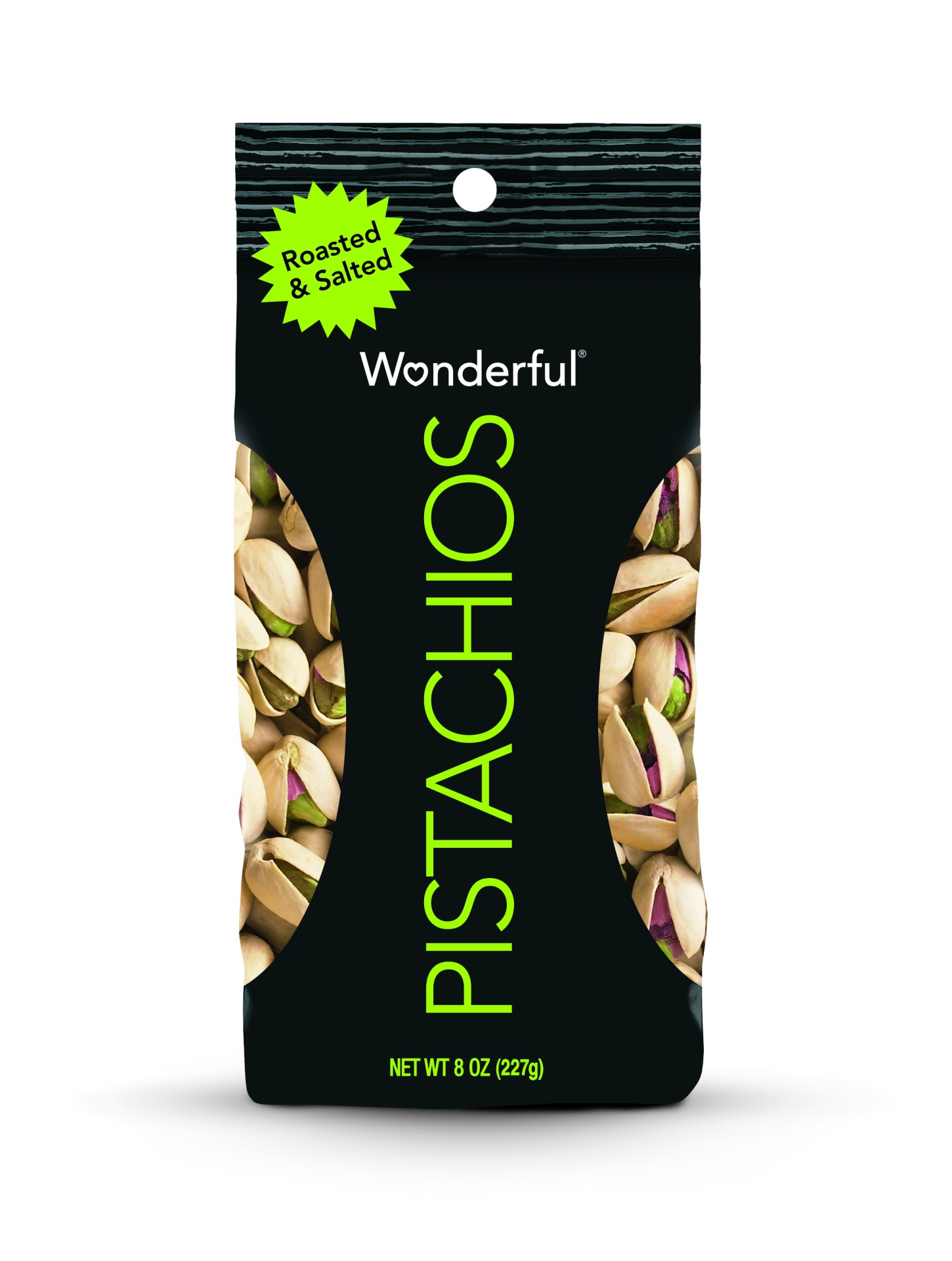 slide 1 of 4, Wonderful Pistachios, Roasted and Salted, 8 oz