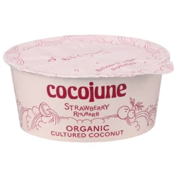 Cocojune Organic Strawberry Rhubarb Cultured Coconut