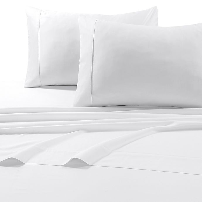 slide 1 of 1, Tribeca Living 600-Thread-Count Cotton Standard Pillowcases - White, 2 ct