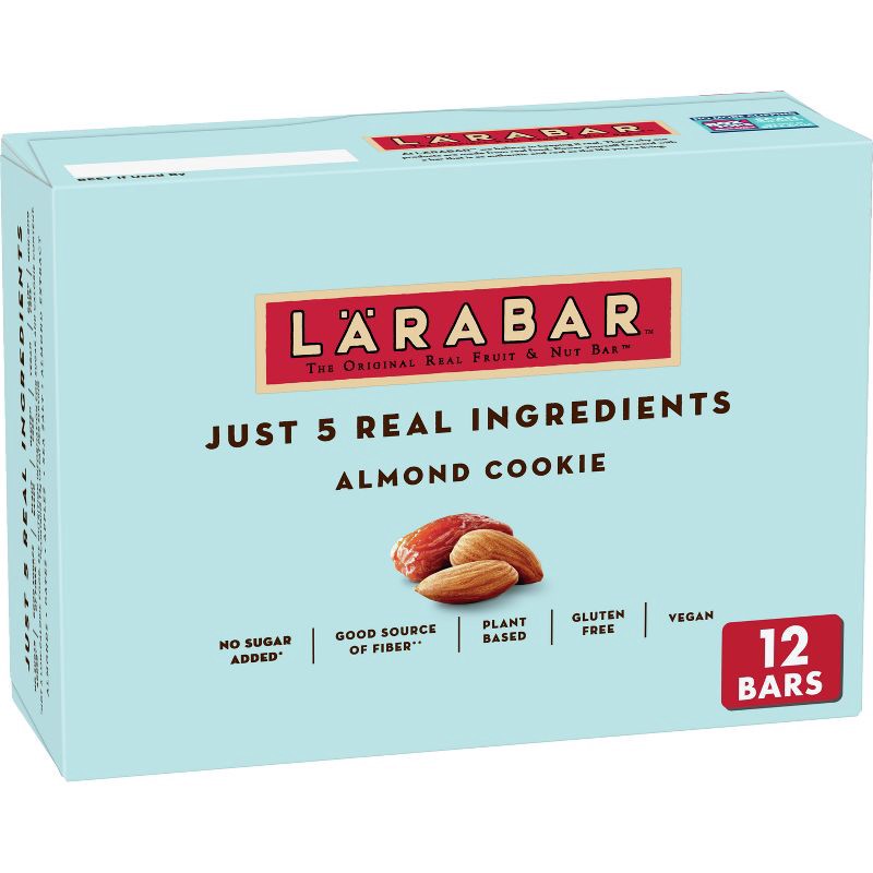 slide 1 of 1, Larabar Almond Cookie Bar - 12ct, 12 ct