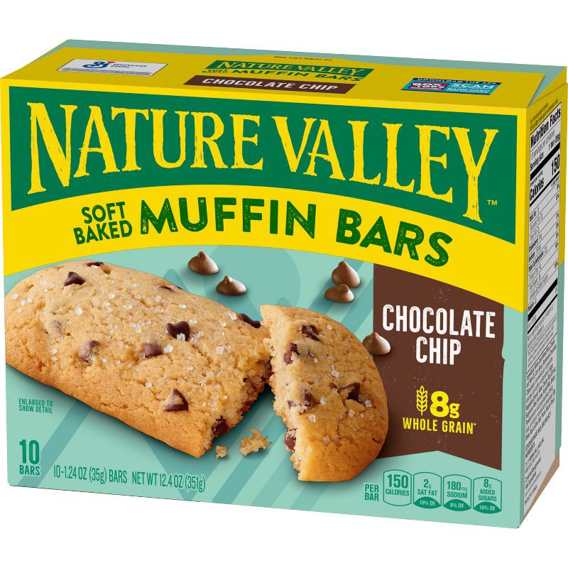 slide 3 of 7, Nature Valley Muffin Chip Bar - 10ct, 10 ct