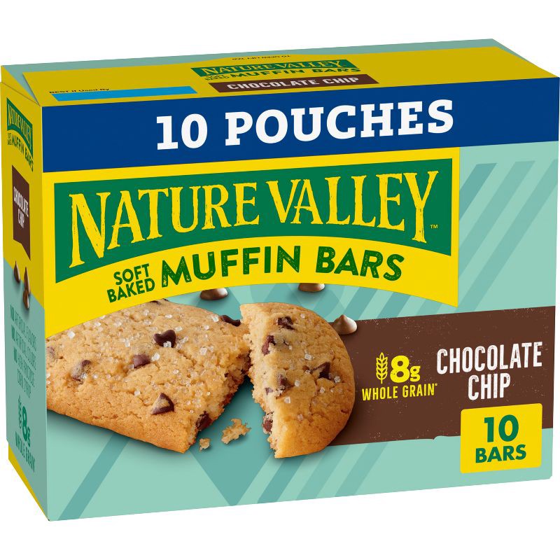 slide 1 of 7, Nature Valley Muffin Chip Bar - 10ct, 10 ct