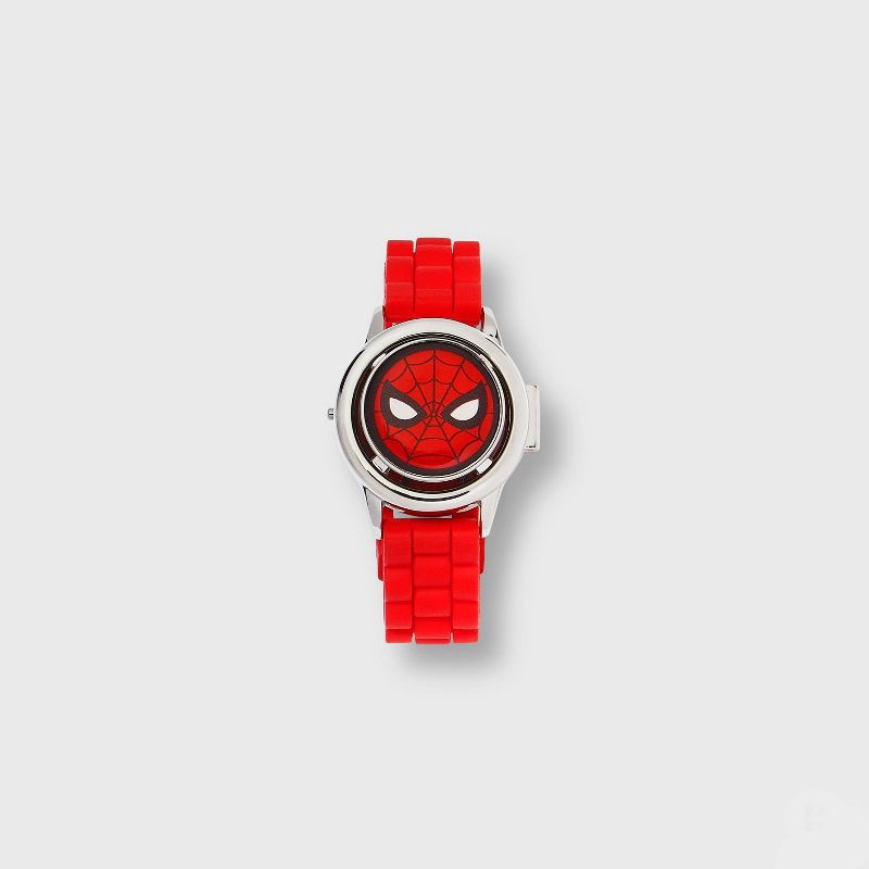 slide 1 of 3, Boys' Marvel Spider-Man Watch - Red, 1 ct