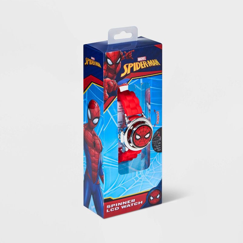 slide 3 of 3, Boys' Marvel Spider-Man Watch - Red, 1 ct