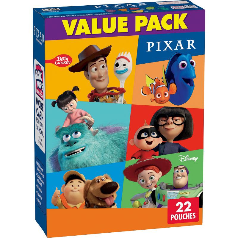 slide 1 of 1, Betty Crocker Pixar Fruit Snack - 22ct, 22 ct