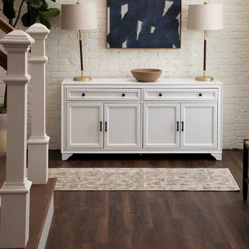 slide 4 of 4, 2'x7' Eliot Geo Runner Rug Tan/Beige/Gray - Threshold™, 1 ct