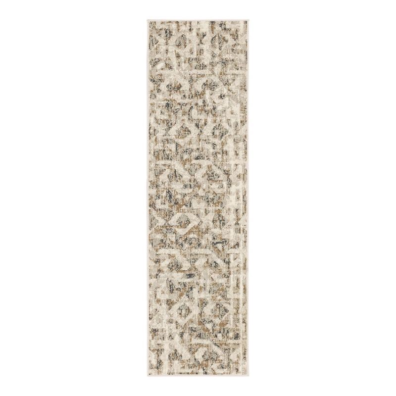 slide 1 of 4, 2'x7' Eliot Geo Runner Rug Tan/Beige/Gray - Threshold™, 1 ct
