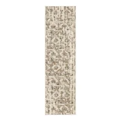 2&#x27;x7&#x27; Eliot Geo Runner Rug Tan/Beige/Gray - Threshold™: Geometric Pattern, Low Pile, Indoor Use, Contemporary Style