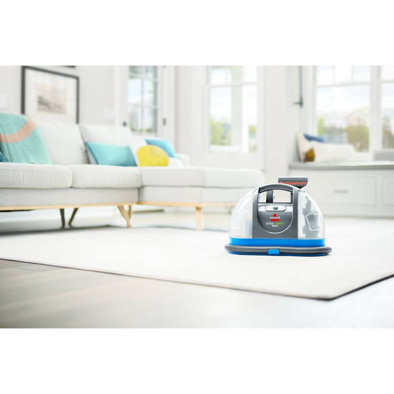 slide 2 of 5, BISSELL Little Green Portable Carpet Cleaner: Electric Floor Care Appliance, 48 oz Tank, 15 ft Cord, Blue, 48 oz, 15 ft
