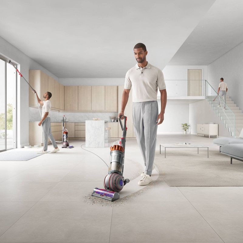 slide 2 of 9, Dyson Ball Animal 3 Extra Upright Vacuum: Bagless Multi-Surface Cleaner, Pet Hair Tool, 3 Speeds, 35ft Cord, Silver, 35 ft