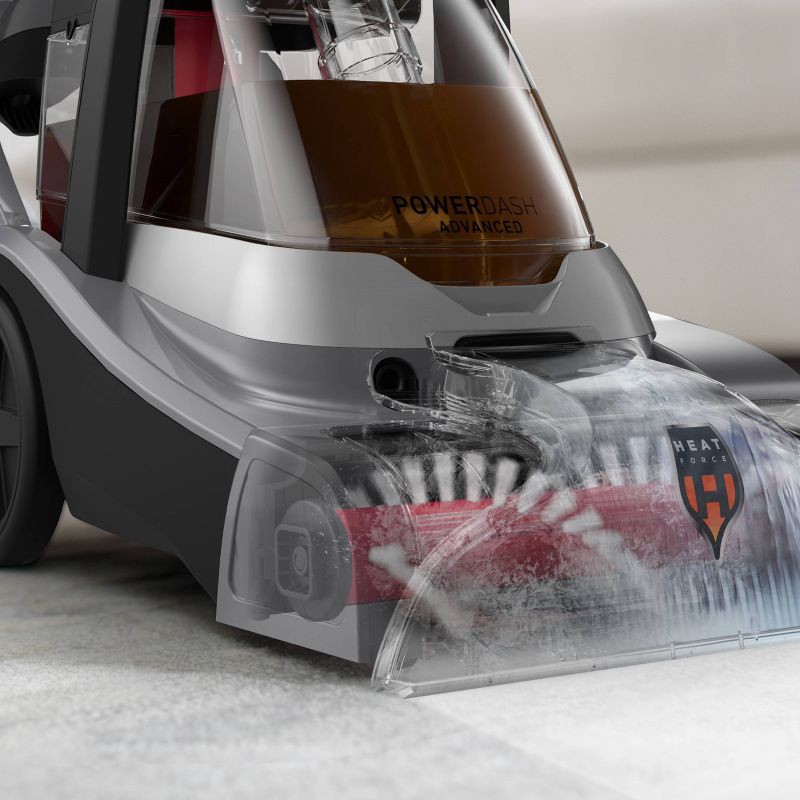 slide 7 of 10, Hoover PowerDash Advanced Compact Carpet Cleaner Machine with Above Floor Cleaning - FH55000: Rug & Carpet Shampooer, Dual Brushes, 1 ct