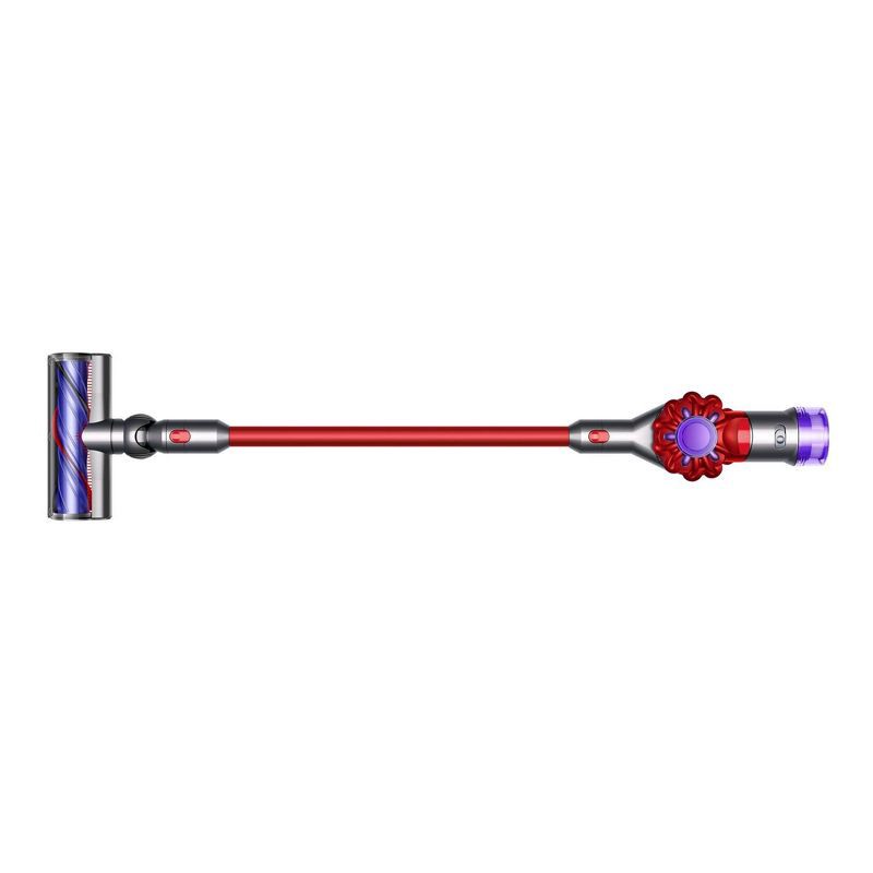 slide 7 of 8, Dyson V8 Origin Cordless Stick Vacuum Red: Multi-Surface, Cyclonic Action, Bagless, 40 Min Run Time, Lithium Ion Battery, 1 ct