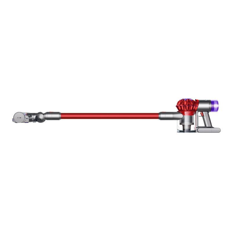 slide 8 of 8, Dyson V8 Origin Cordless Stick Vacuum Red: Multi-Surface, Cyclonic Action, Bagless, 40 Min Run Time, Lithium Ion Battery, 1 ct