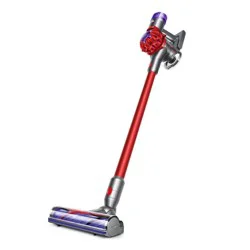 Dyson V8 Origin Cordless Stick Vacuum Red: Multi-Surface, Cyclonic Action, Bagless, 40 Min Run Time, Lithium Ion Battery
