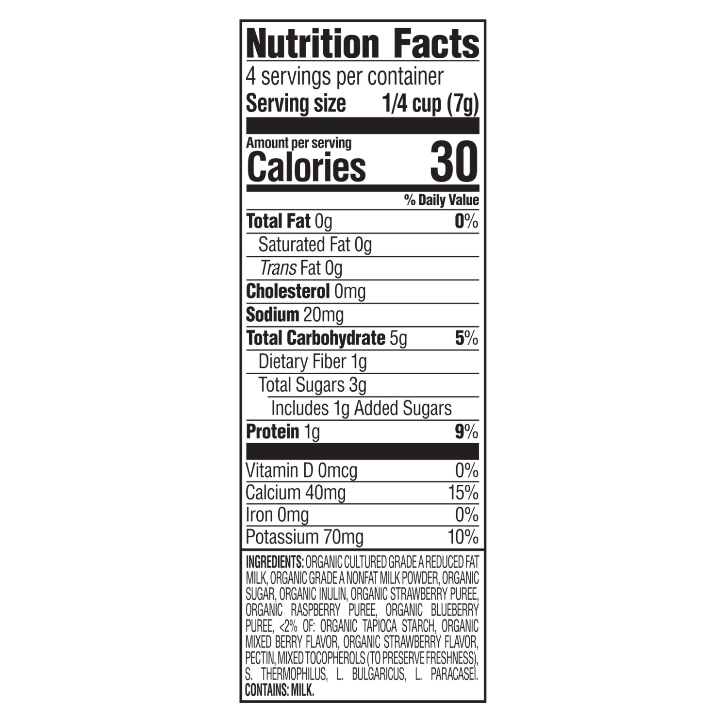 slide 4 of 5, Happy Baby Organics Organic Yogis Freeze-Dried Yogurt & Fruit Snacks Mixed Berry 1 oz UNIT, 1 oz