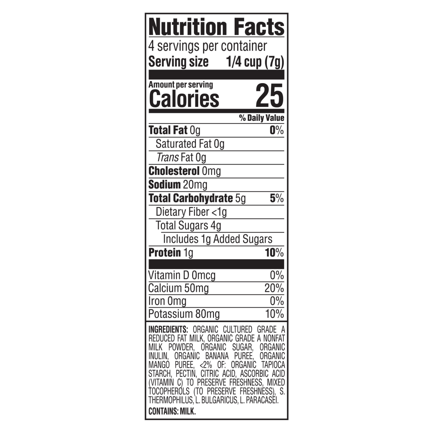 slide 6 of 8, Happy Baby Organics Organic Yogis Freeze-Dried Yogurt & Fruit Snacks Banana Mango 1 oz UNIT, 1 oz