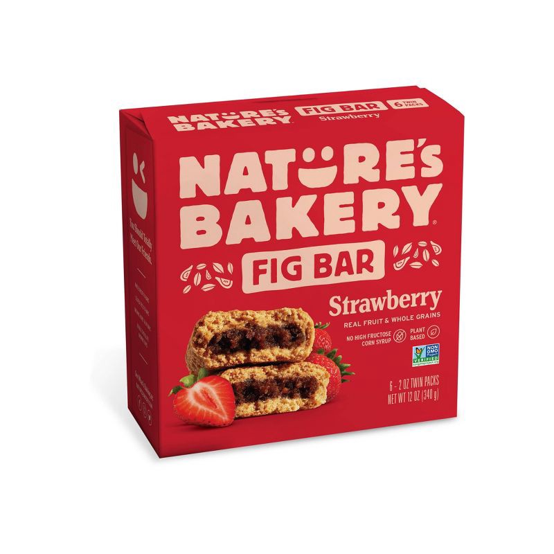 slide 1 of 5, Nature's Bakery Natures Bakery Strawberry - 6ct, 6 ct