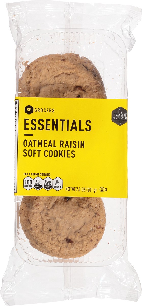 slide 6 of 9, Essentials Oatmeal Raisin Soft Cookies, 7.1 oz