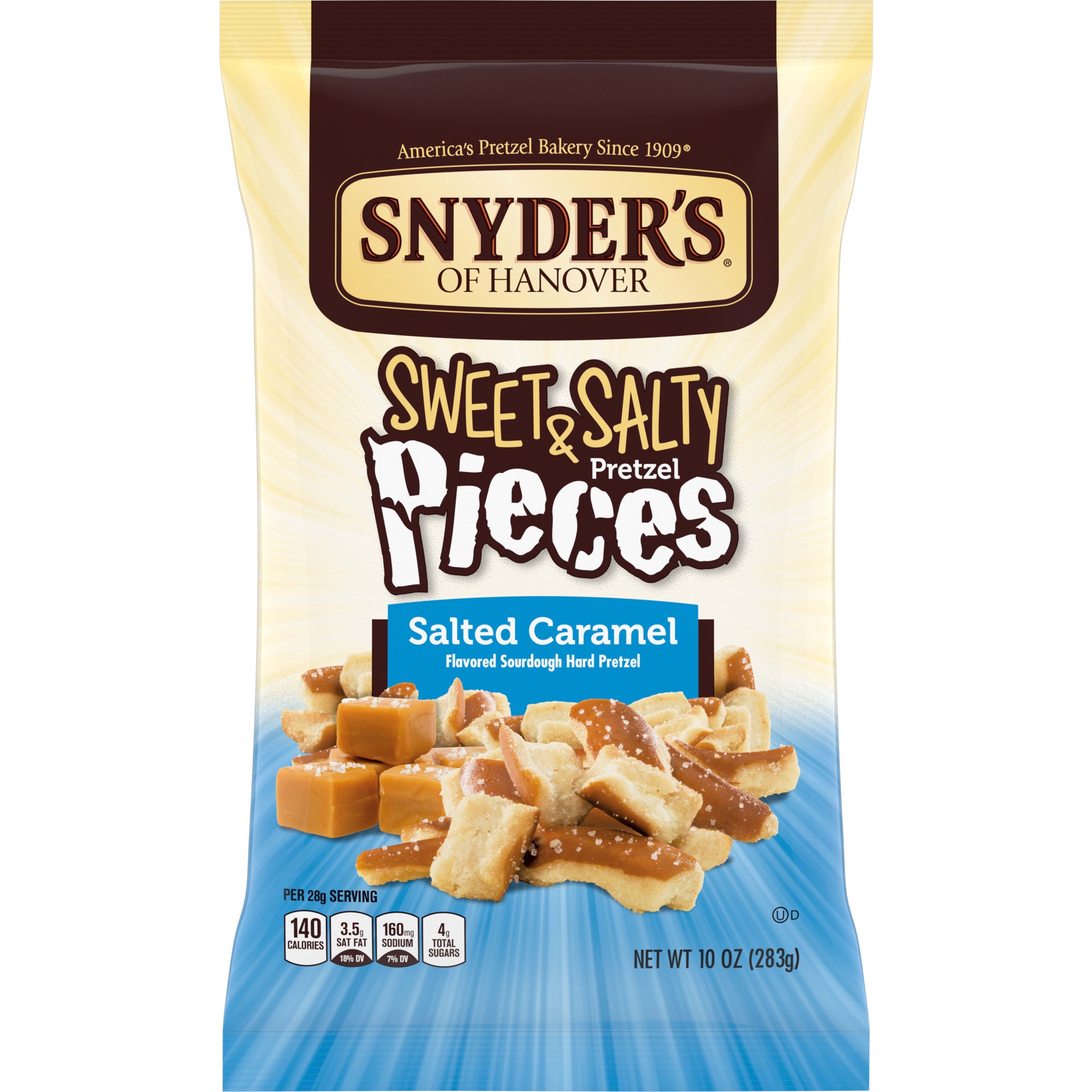 slide 1 of 5, Snyder's of Hanover Pretzel Pieces, Salted Caramel Sweet & Salty, 10 Oz, 10 oz