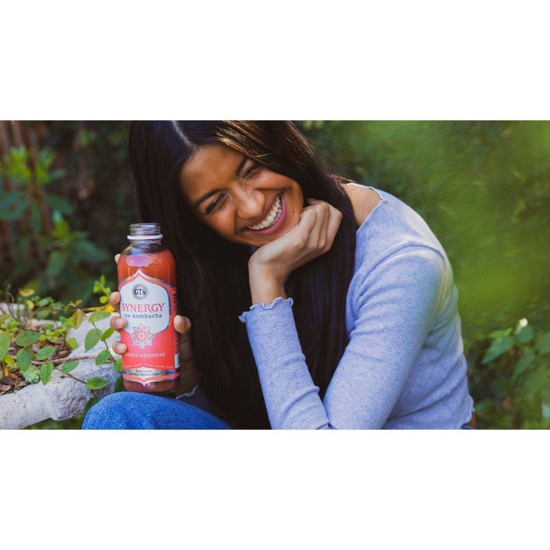 slide 3 of 8, GT's Synergy The Real Kombucha, Peach Paradise – 16 fl oz, 16 fl oz