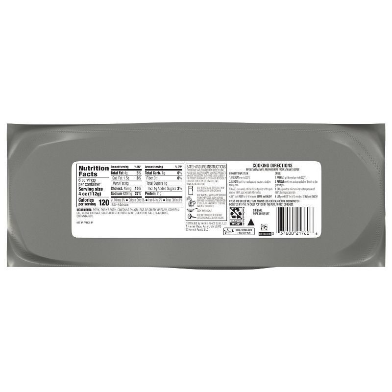 slide 4 of 7, Hormel Center Cut Original Pork Loin Filet - 24oz, 24 oz